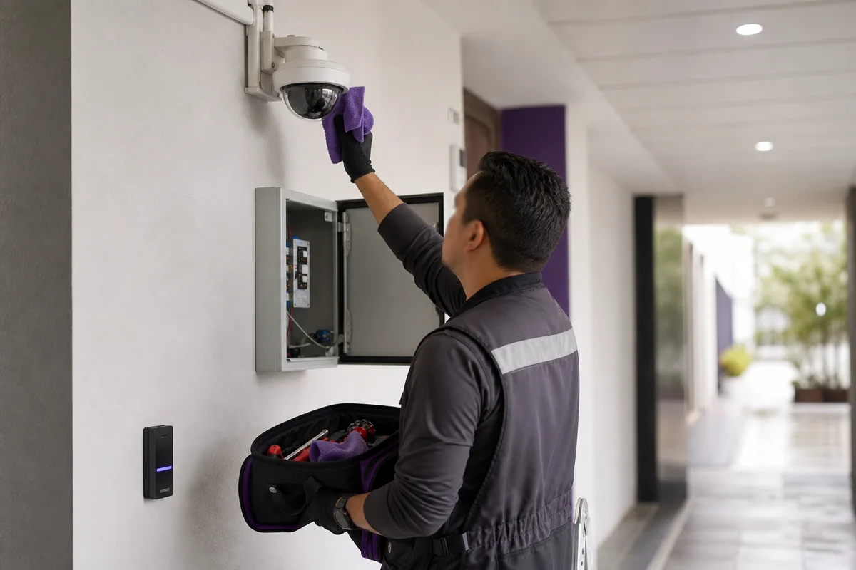 Mantenimiento de CCTV y control de acceso: señales de que ya necesitas una visita técnica